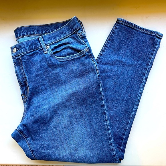 GAP Straight Leg Dark Indigo Jeans - Picture 1 of 8